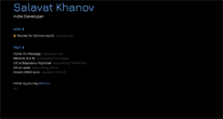 Desktop Screenshot of khanov.me