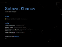 Tablet Screenshot of khanov.me